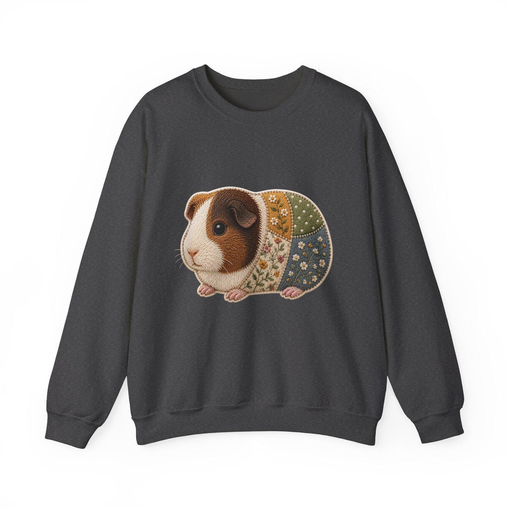 Patchwork Guinea Pig Sweatshirt | Quilted Animal Crewneck, Excellent Gift!