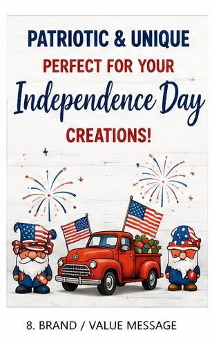 100+ 4th of July PNG Clipart Bundle | Patriotic USA Graphics | American Flag Sublimation Designs | Commercial Use