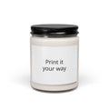 Customizable Print-It-Your-Way Label Candle 9oz Soy Candle, Excellent Gift!