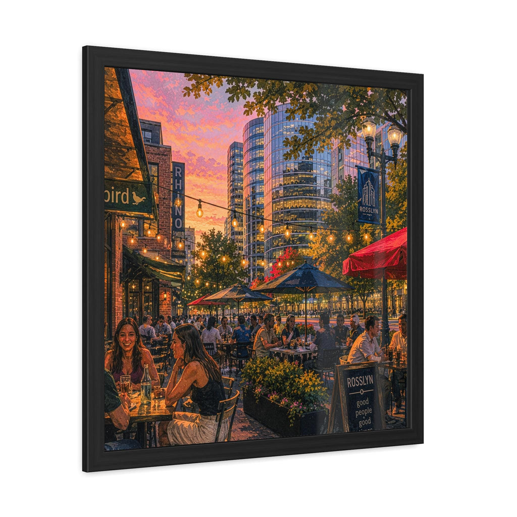Rosslyn Virginia Sunset Cityscape Print | Northern Virginia Golden Hour Photography (Digital Download), Excellent Gift!