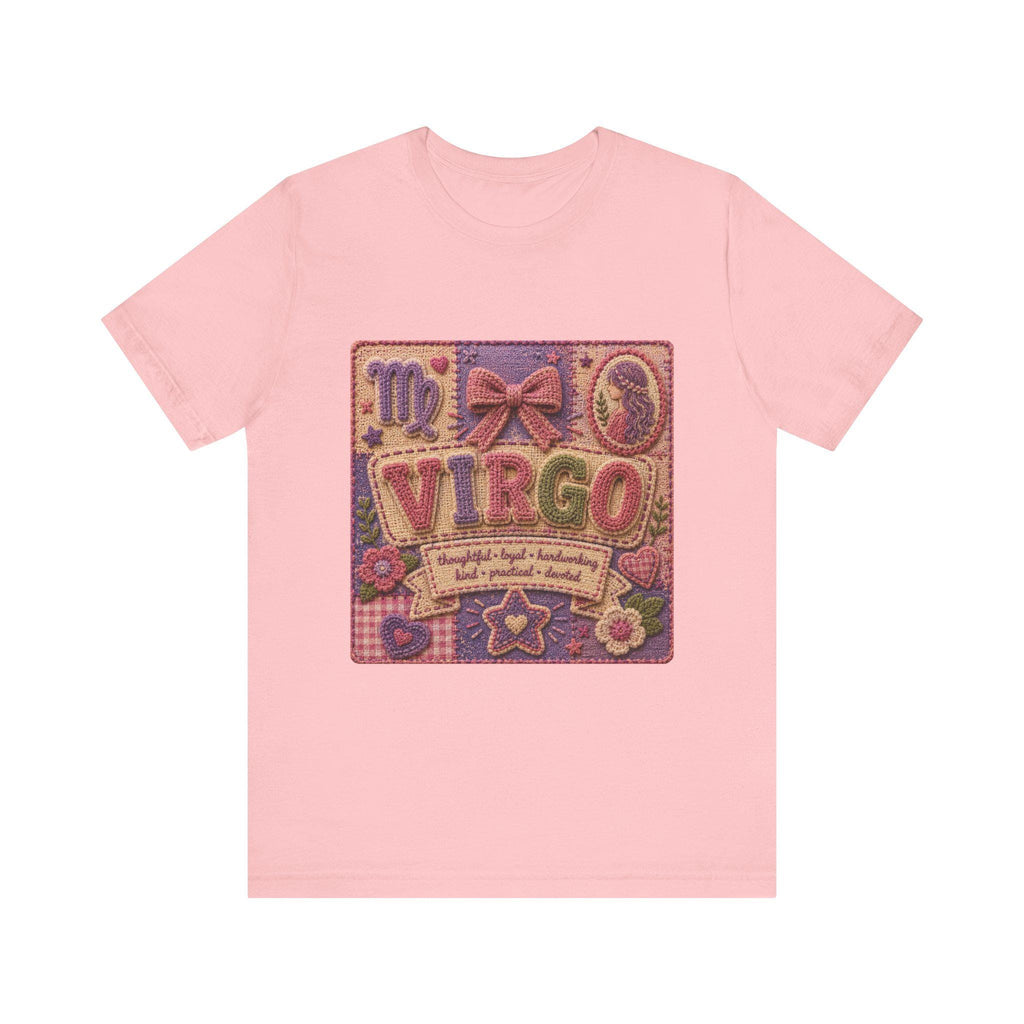 Virgo Patchwork Tee | Astrological Sign, Zodiac Traits Design, Excellent Gift!