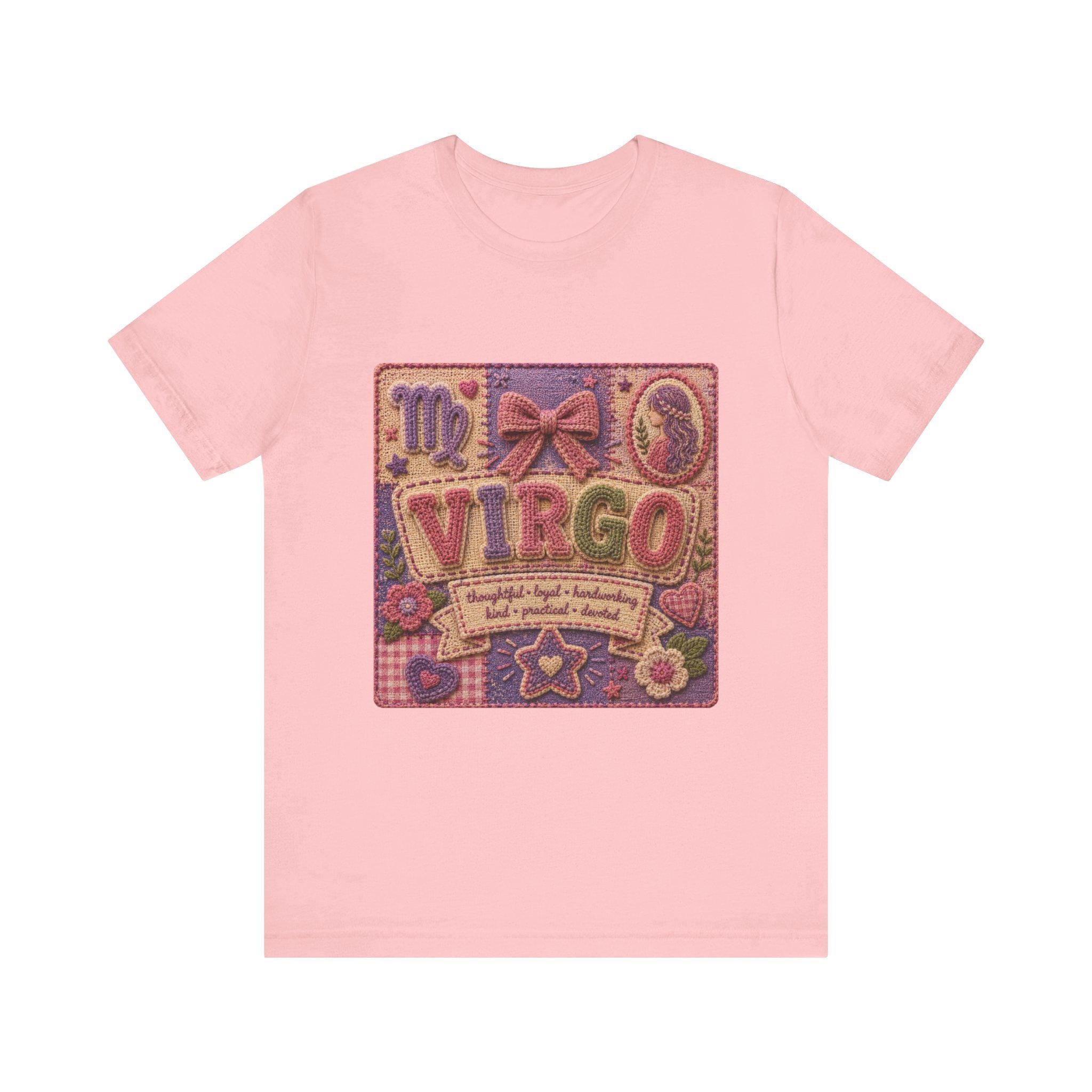 Virgo Patchwork Tee | Astrological Sign, Zodiac Traits Design, Excellent Gift!