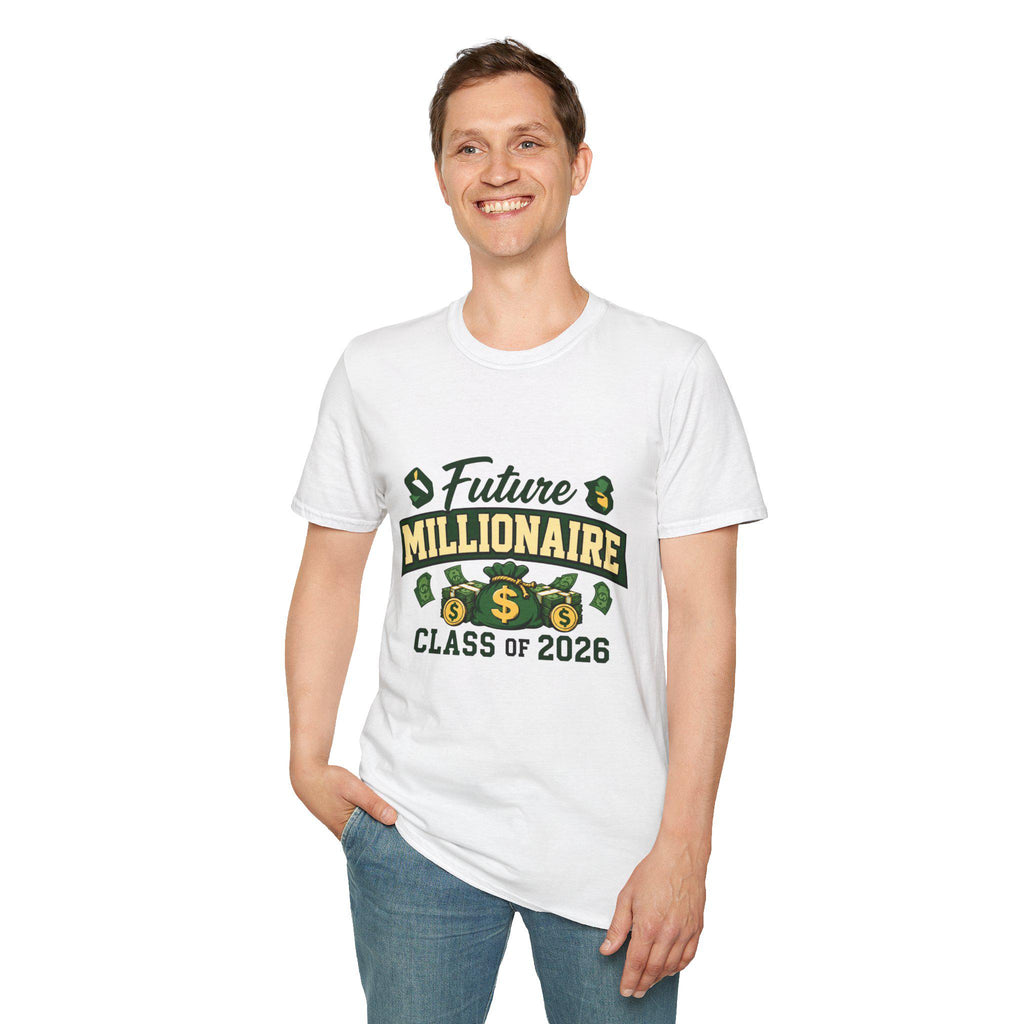 Future Millionaire T-Shirt | Class of 2026 graduation money design