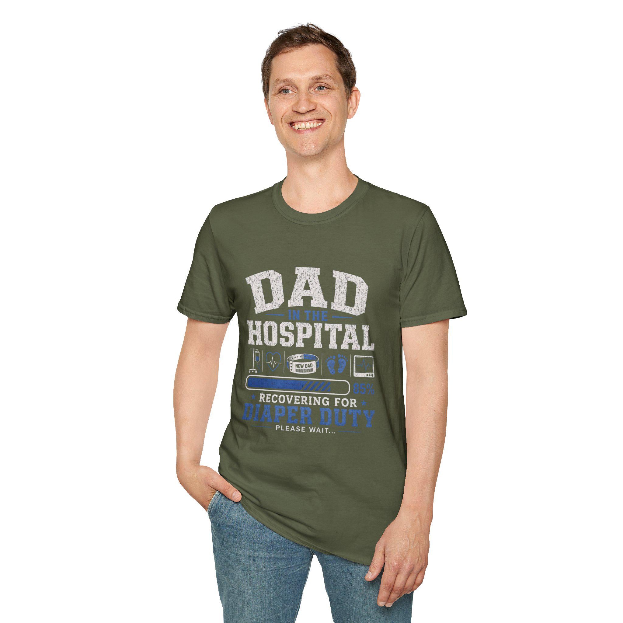 NEW Dad in the Hospital T-Shirt | Recovering from Diaper Duty