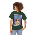 Boujie Guinea Pig Sunglasses Pearls Portrait T-Shirt, Retro Cavy Lover Tee, Excellent Gift!