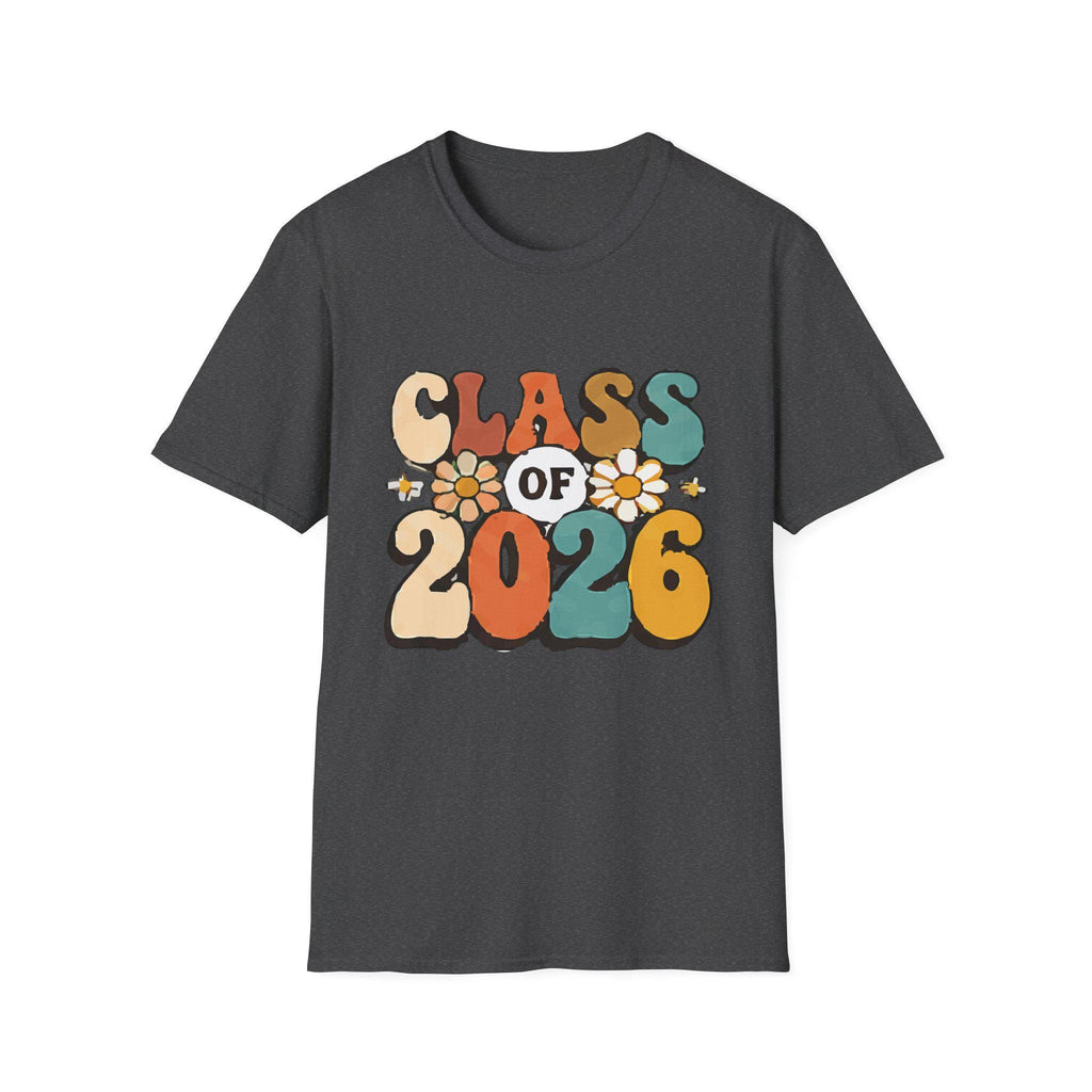Class of 2026 Retro Flowers T-Shirt | Graduation Tee