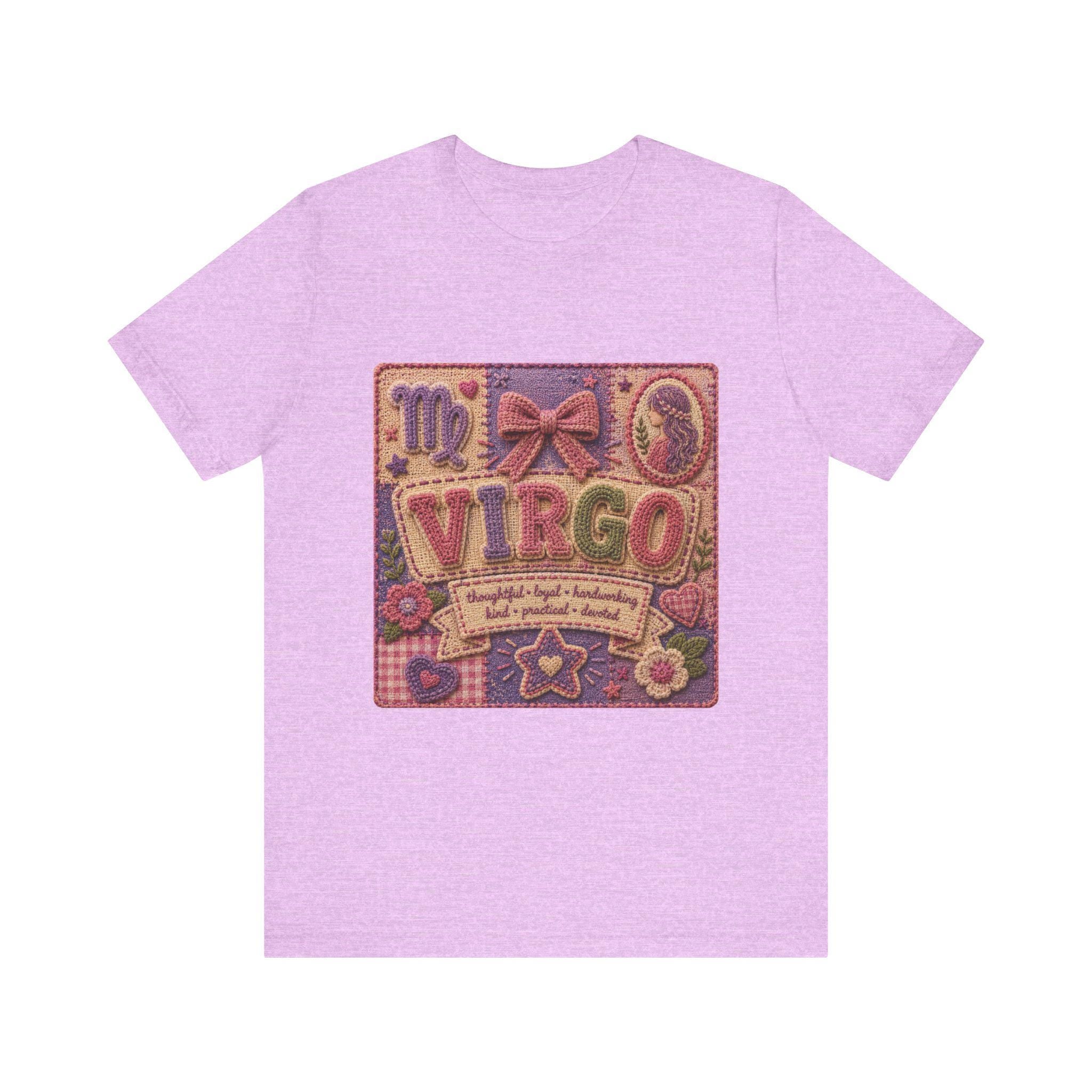Virgo Patchwork Tee | Astrological Sign, Zodiac Traits Design, Excellent Gift!