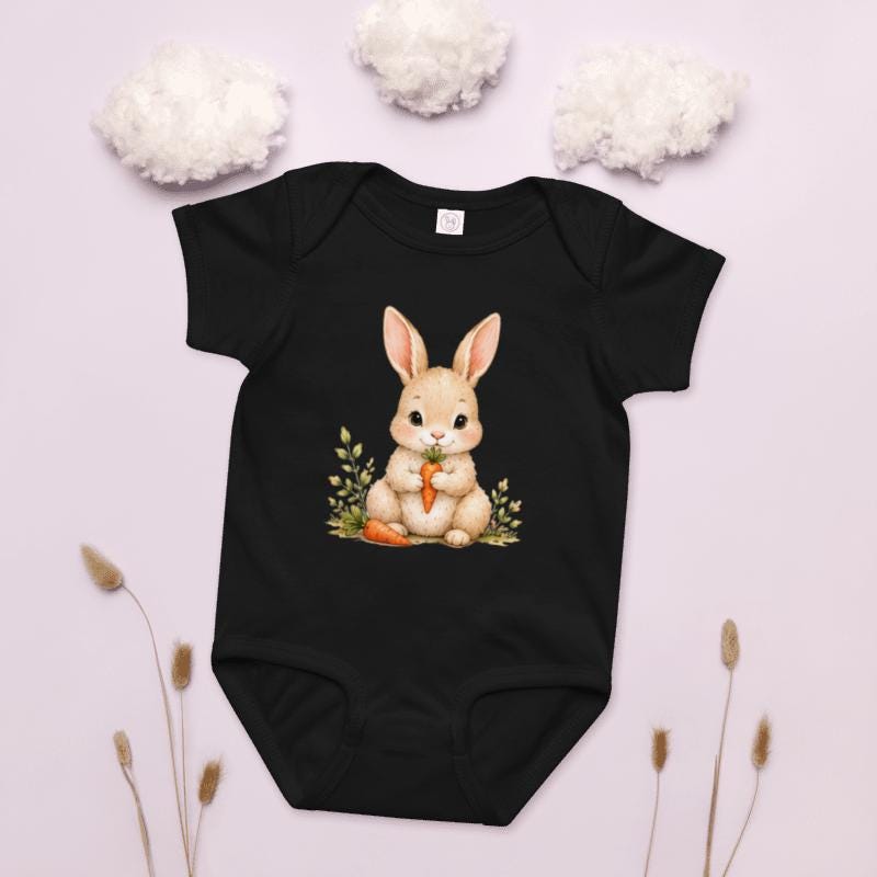 40+ Watercolor Woodland Bunny Clipart Bundle (Digital Download), Excellent Gift!