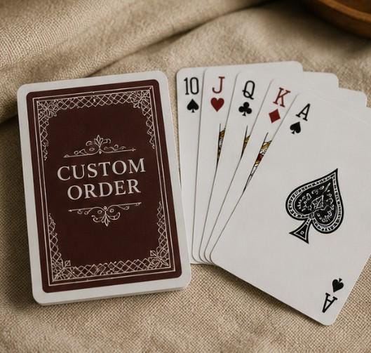 Custom Playing Cards, Personalized Poker Cards, Father's Day, Dad's Birthday, Excellent Gift!