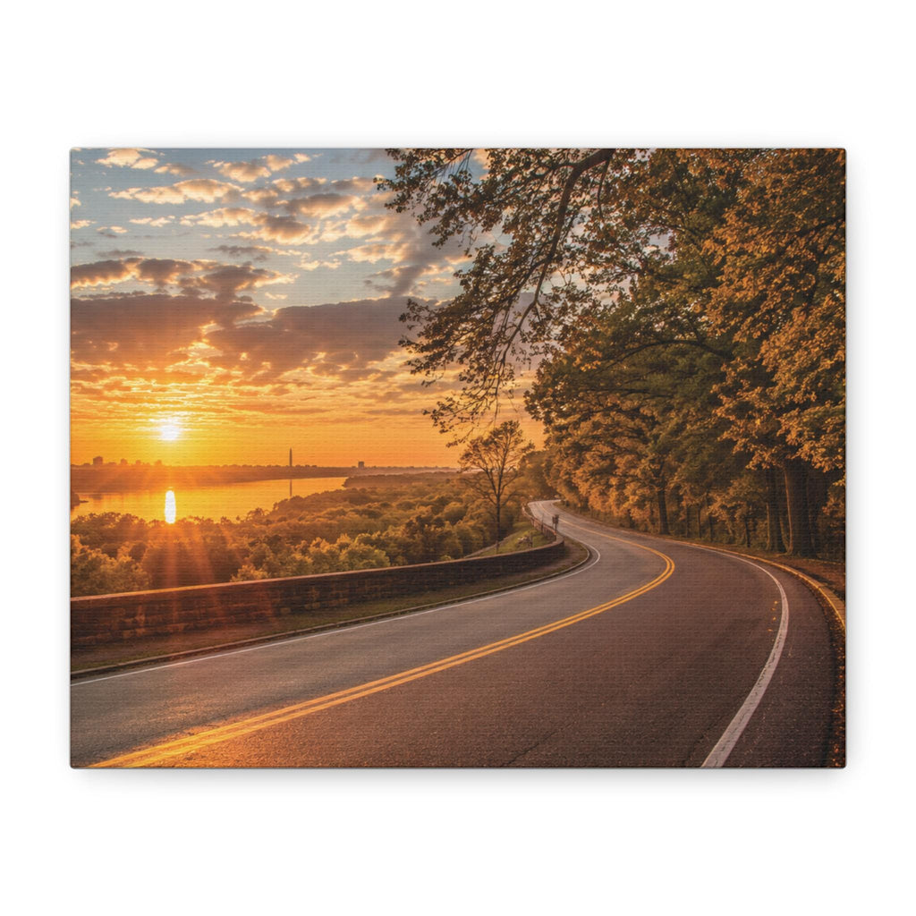 Virginia Country Road Autumn Landscape Print | Winding Road Fall Foliage (Digital Download), Excellent Gift!