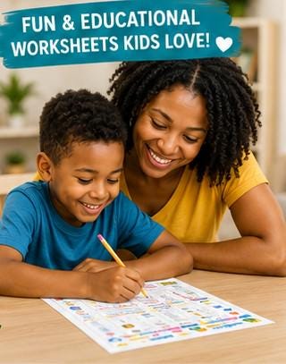 Summer Learning Bundle | 80+ Printable Pages | Kindergarten Activities | Summer Workbook | Homeschool Worksheets | Preschool Learning Pack