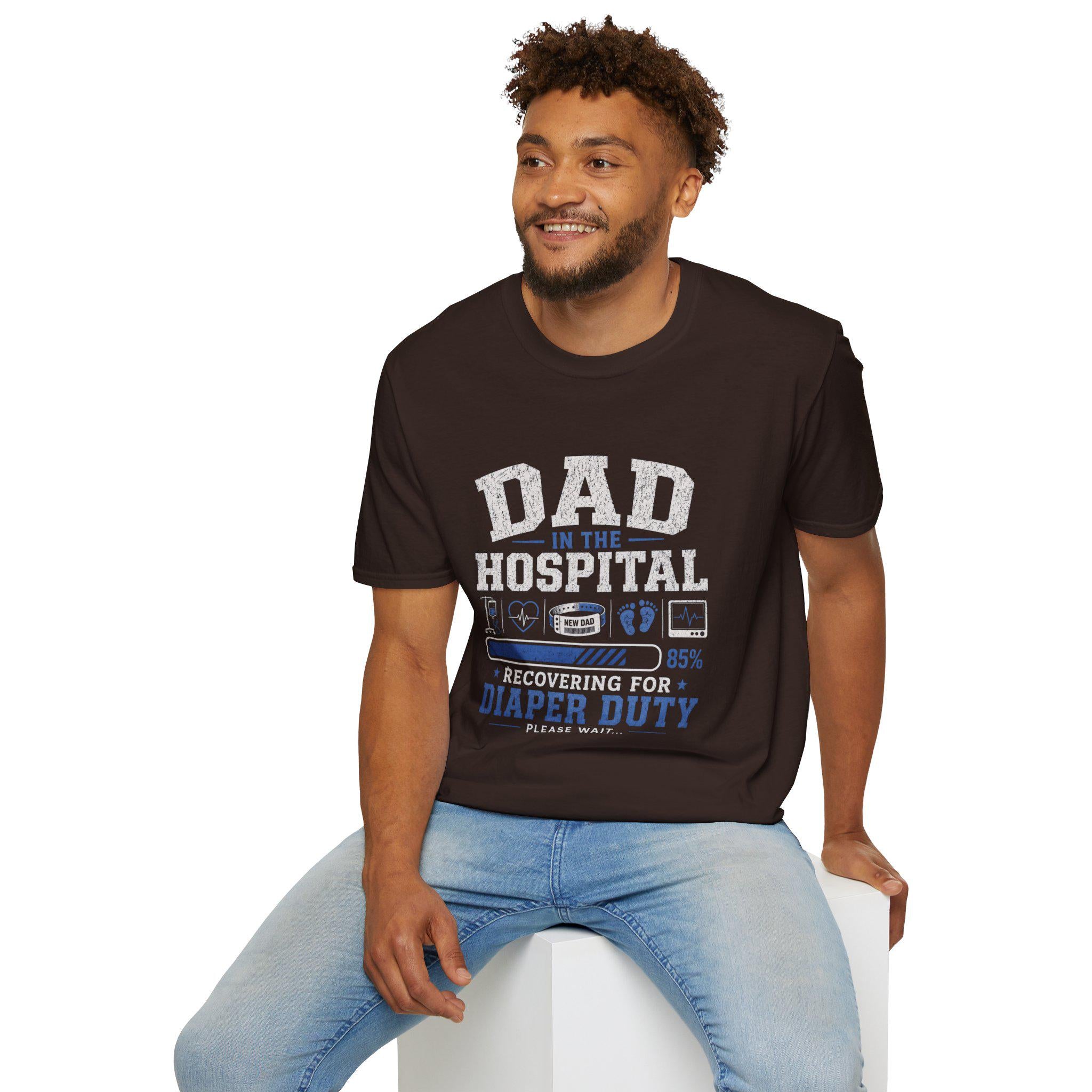NEW Dad in the Hospital T-Shirt | Recovering from Diaper Duty