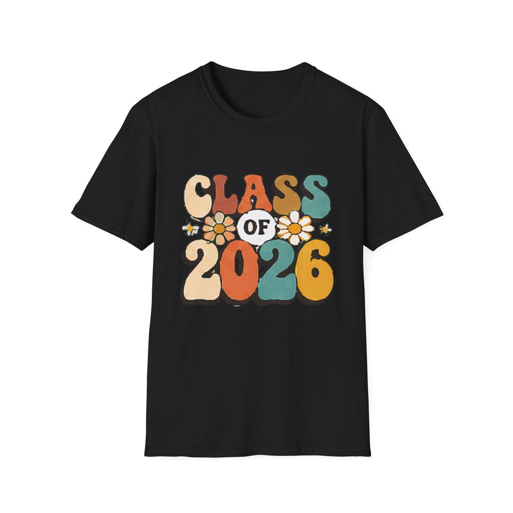 Class of 2026 Retro Flowers T-Shirt | Graduation Tee
