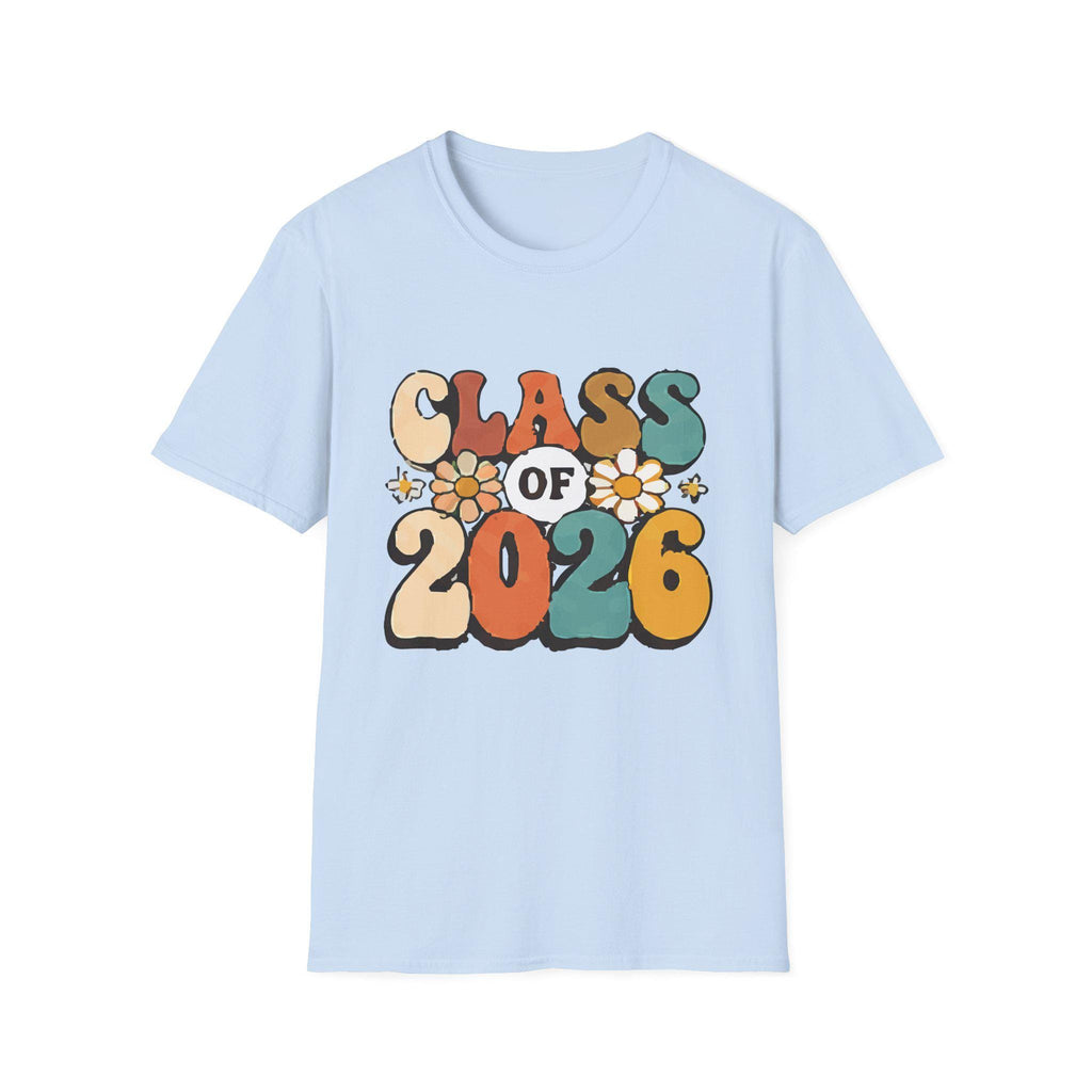 Class of 2026 Retro Flowers T-Shirt | Graduation Tee