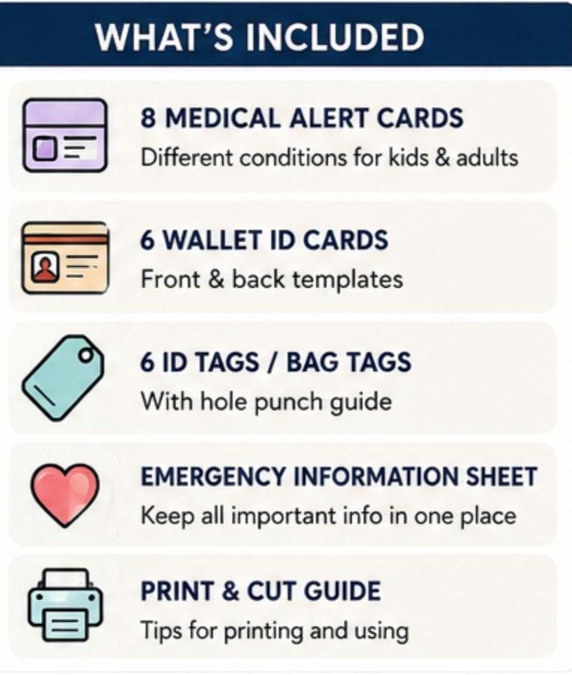 Special Needs ADHD Care Binder Printable | 26 Page Autism Medical Planner | Caregiver Forms | Disability Profile | Emergency Planning PDF