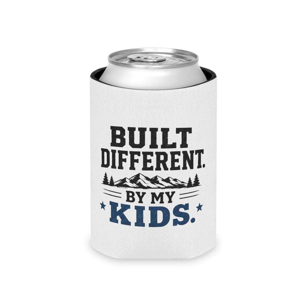 Built Different Can Cooler | Mountain Dad Humor Koozie, Excellent Gift!
