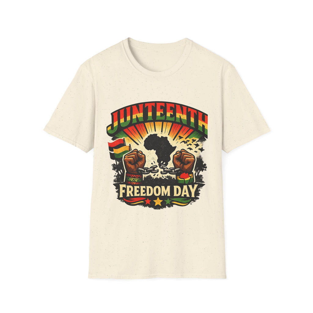 Juneteenth Freedom Day T-Shirt | African Fist, Pan-African Colors
