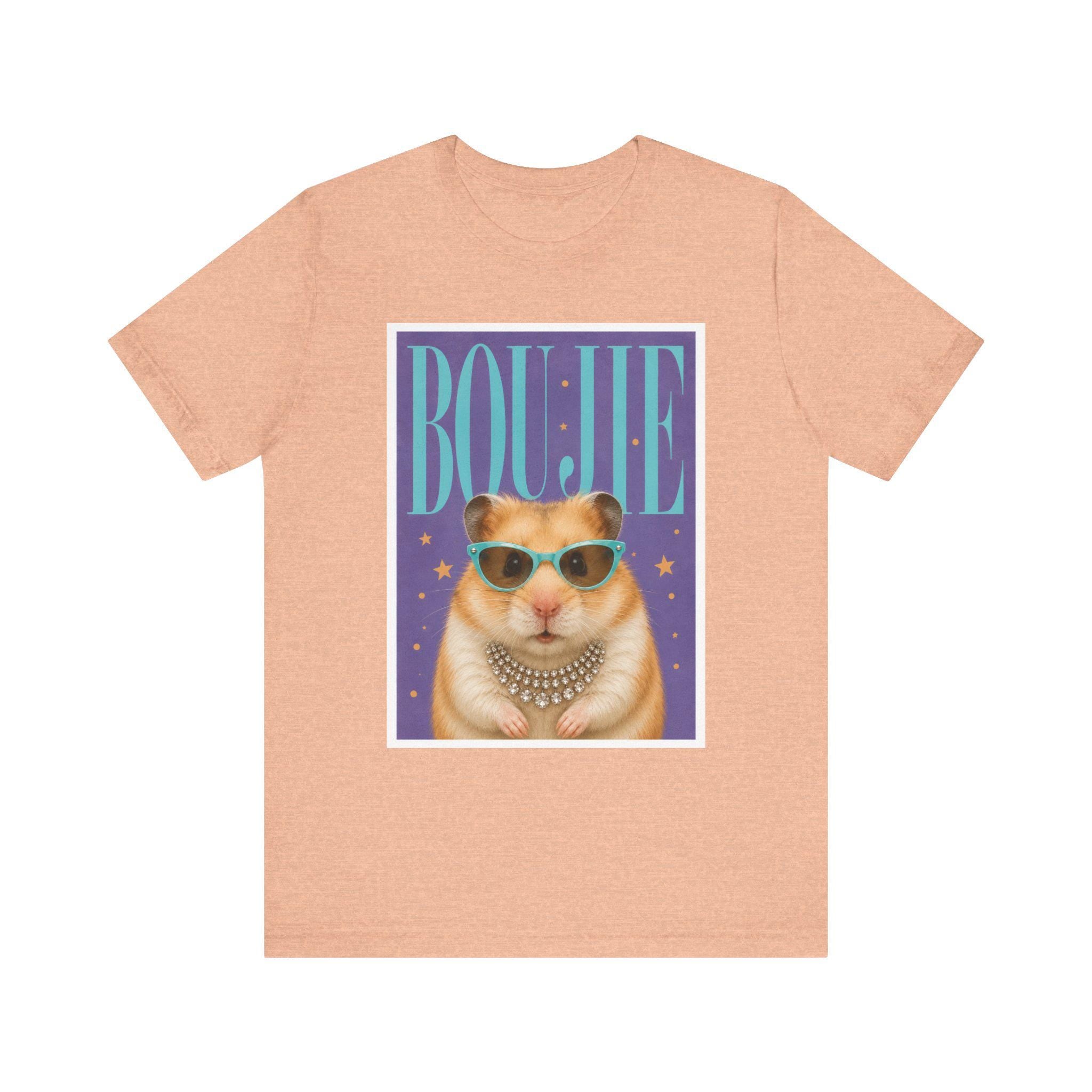 Boujie Hamster Portrait T-Shirt | Pampered Rodent Graphic Tee, Excellent Gift!
