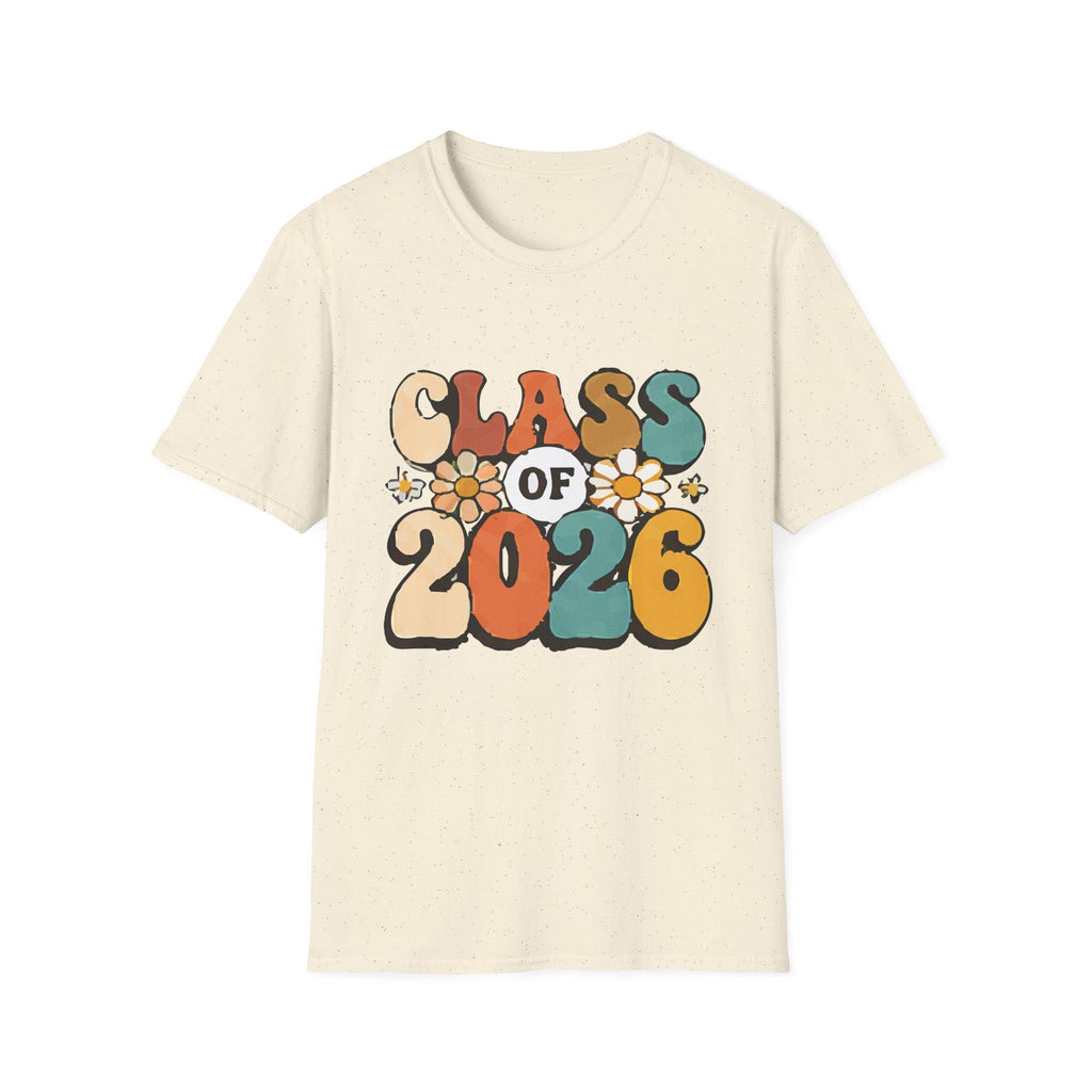 Class of 2026 Retro Flowers T-Shirt | Graduation Tee