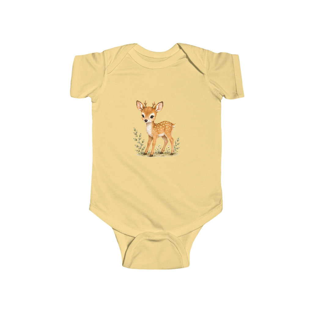 Woodland Fawn Onesie | Watercolor Deer Infant Outfit, Excellent Gift!