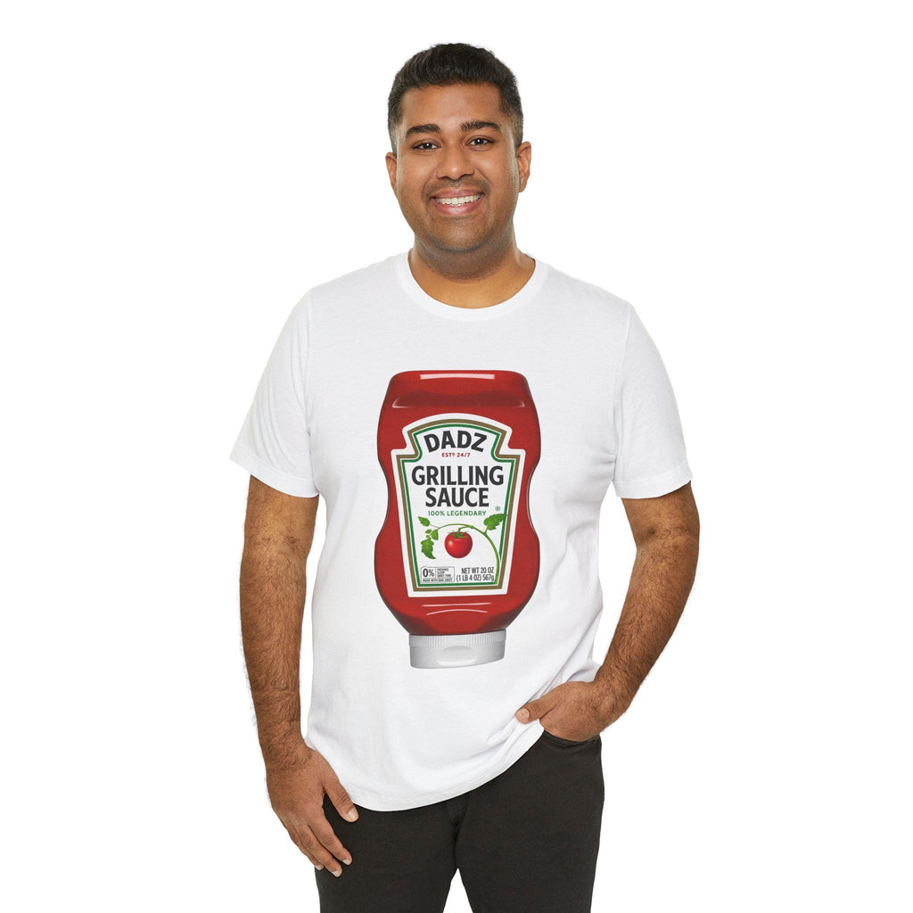 Dad Grilling Sauce ketchup bottle T-Shirt | BBQ BBQing Tee, Excellent Gift!