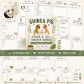 Guinea Pig Health and Care Tracker Bundle, Daily Feeding Weight Log (Digital Download), Excellent Gift!