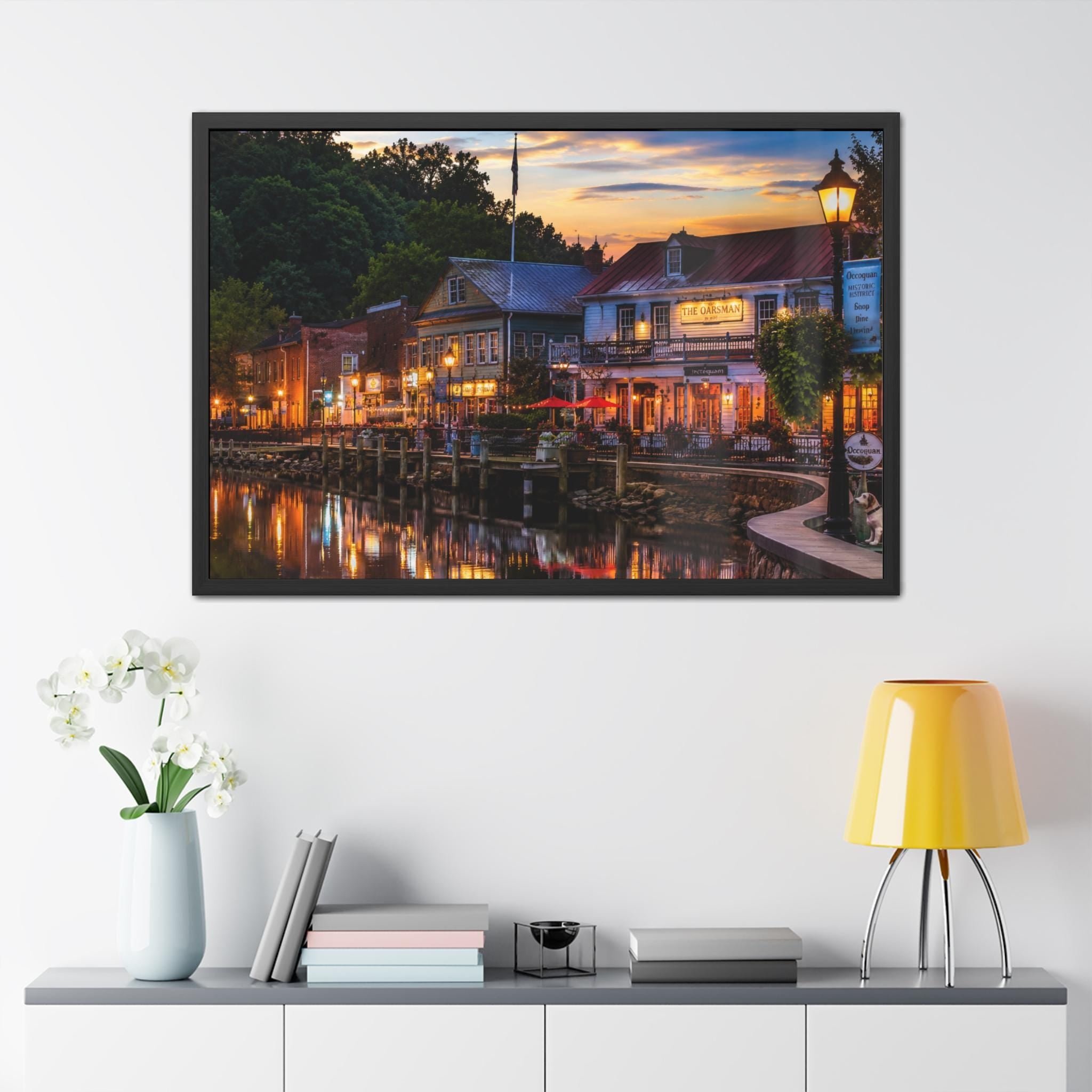 Occoquan Historic District Waterfront Print | Virginia River Town Photography (Digital Download), Excellent Gift!