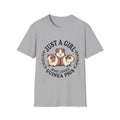 Just a Girl Who Loves Guinea Pigs T-Shirt | Guinea Pig Illustration